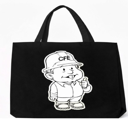 BOLSA GABARDINA COLOR NEGRO “Amlito CFE”