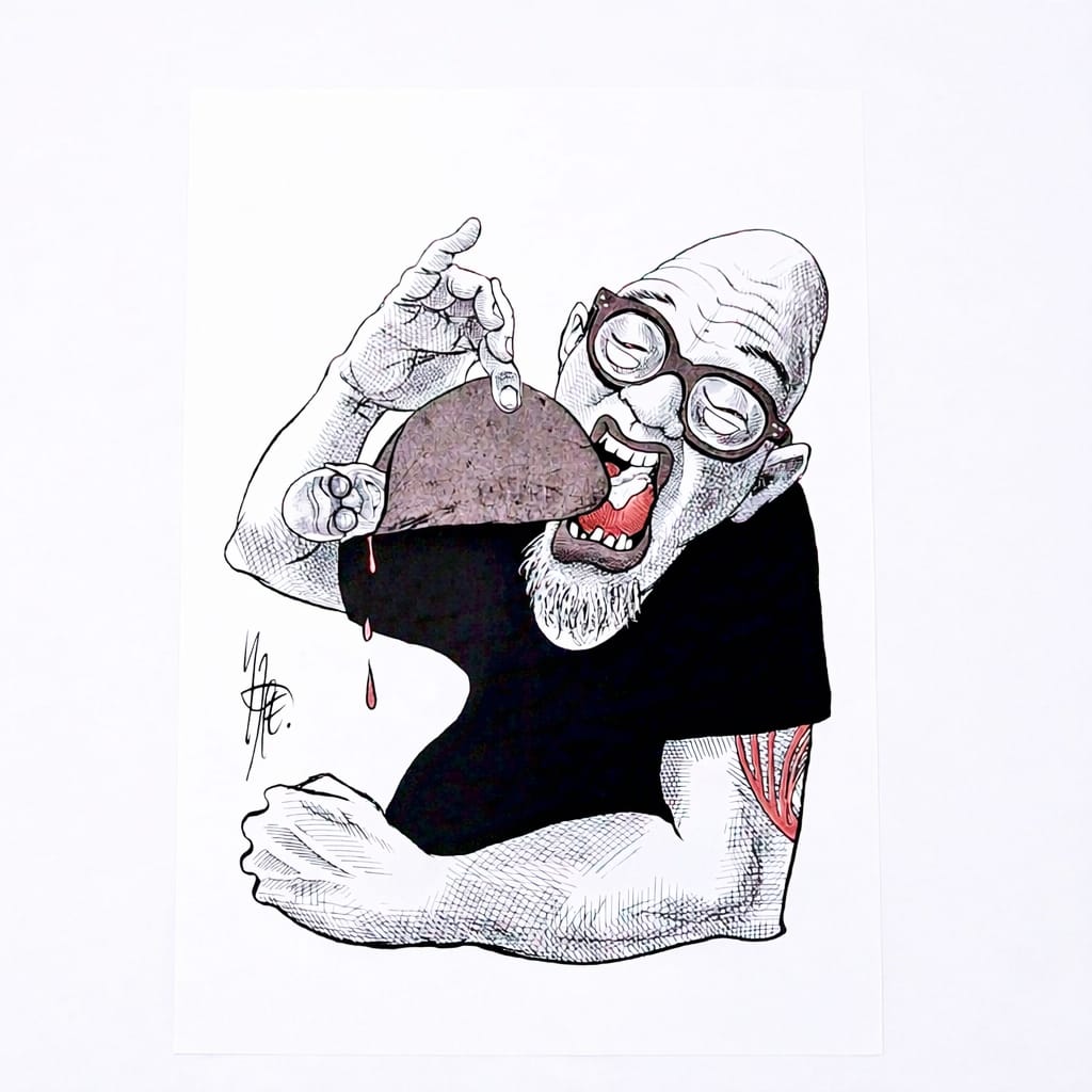 Risografía “Taco” por Monero Rapé