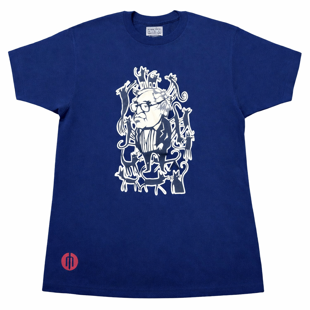 Playera para caballero color azul marino “Monsi”