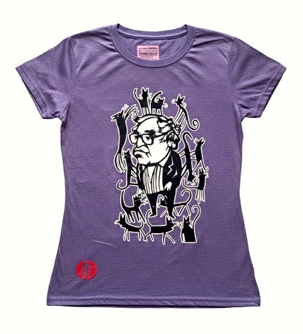 Playera para dama color morado “Monsi”