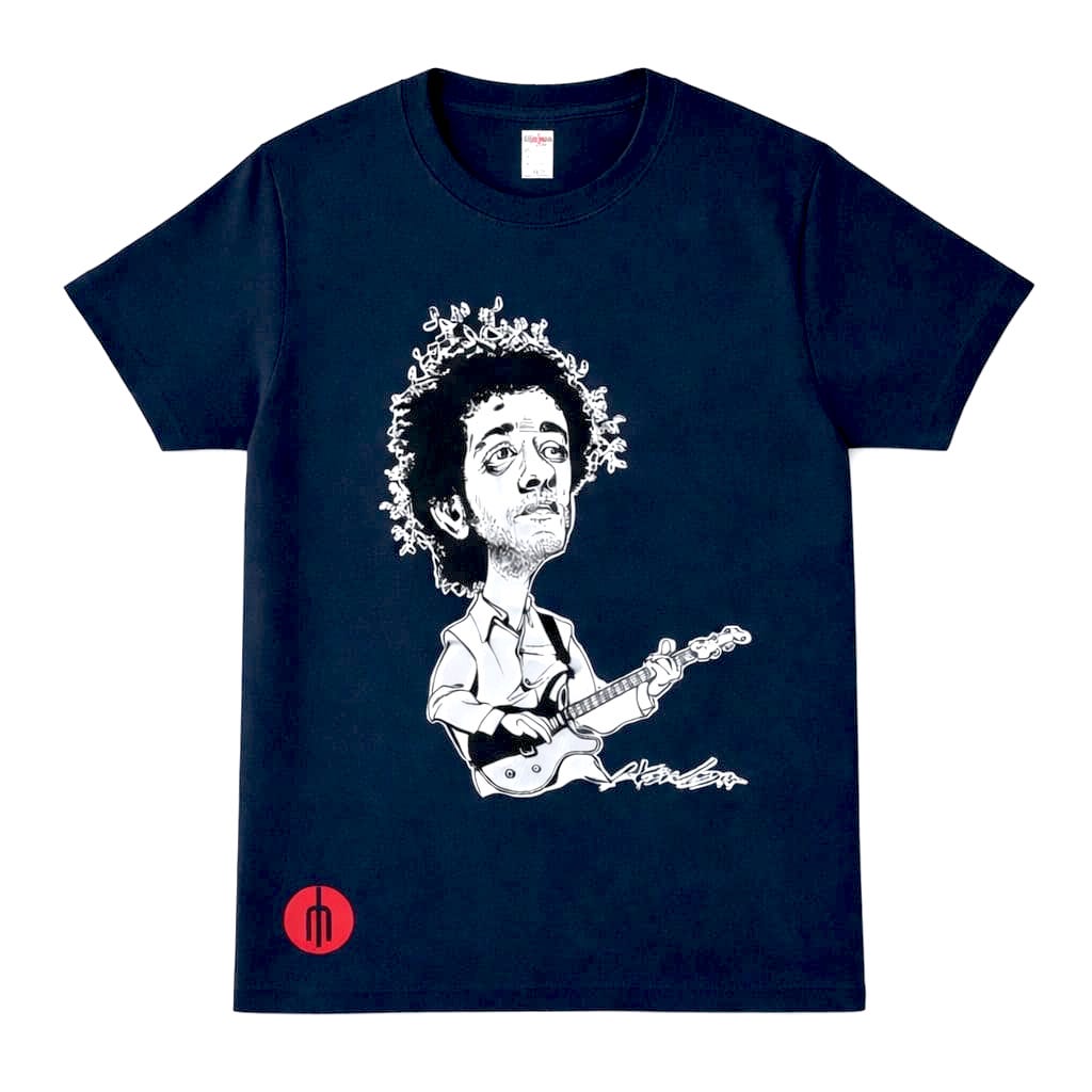 Playera para caballero color azul marino “Cerati”