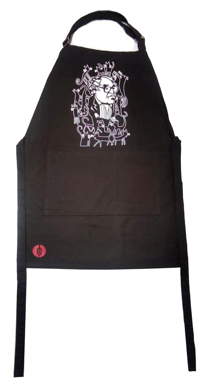 Mandil color negro “Monsi”