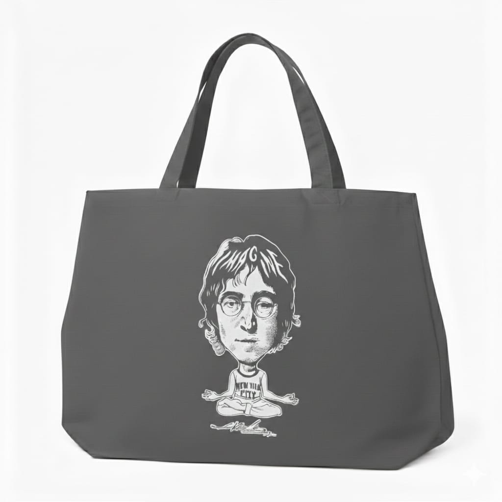 BOLSA GABARDINA COLOR GRIS “ LENNON ”