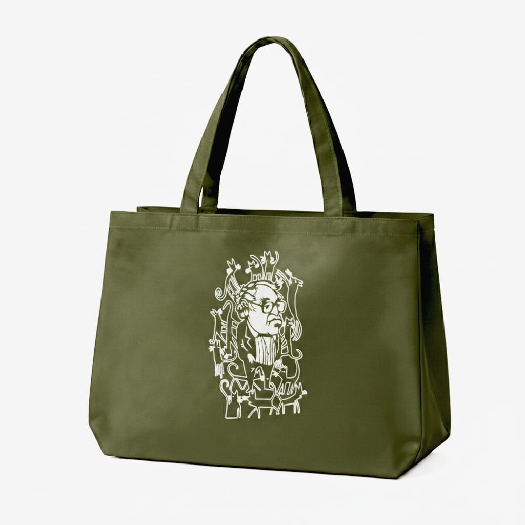 BOLSA GABARDINA COLOR VERDE MILITAR“ MONSI ”