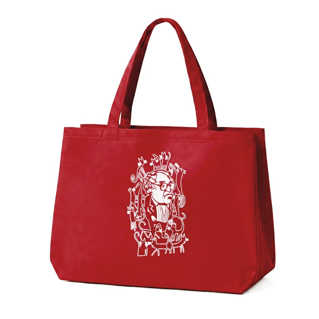 BOLSA GABARDINA COLOR ROJO “ MONSI ”