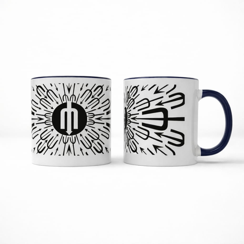 Taza Tridente Negro