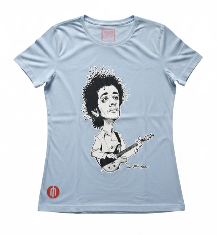 Playera para dama color azul cielo “Cerati”