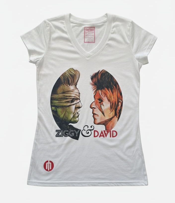 Playera para dama color blanco “Ziggy”